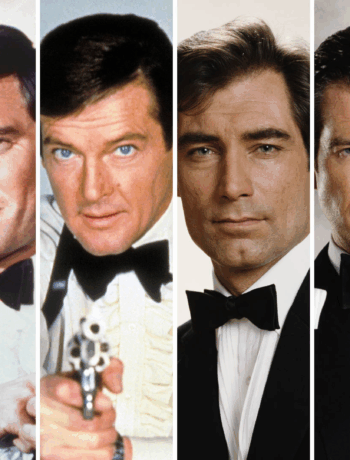martini recipes made famous by movies on a classic bar set
